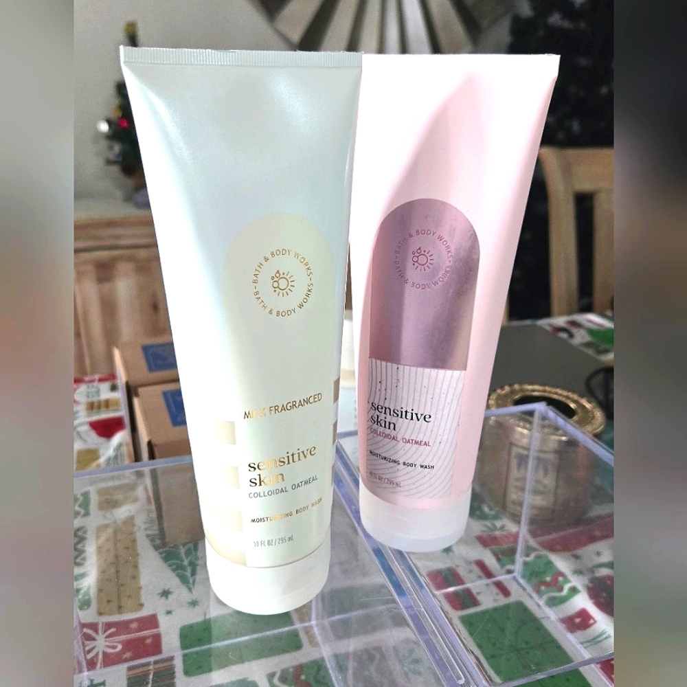 Sensitive Skin Bath and Body Colloidal Oatmeal Body Wash ☆ 2 Pieces